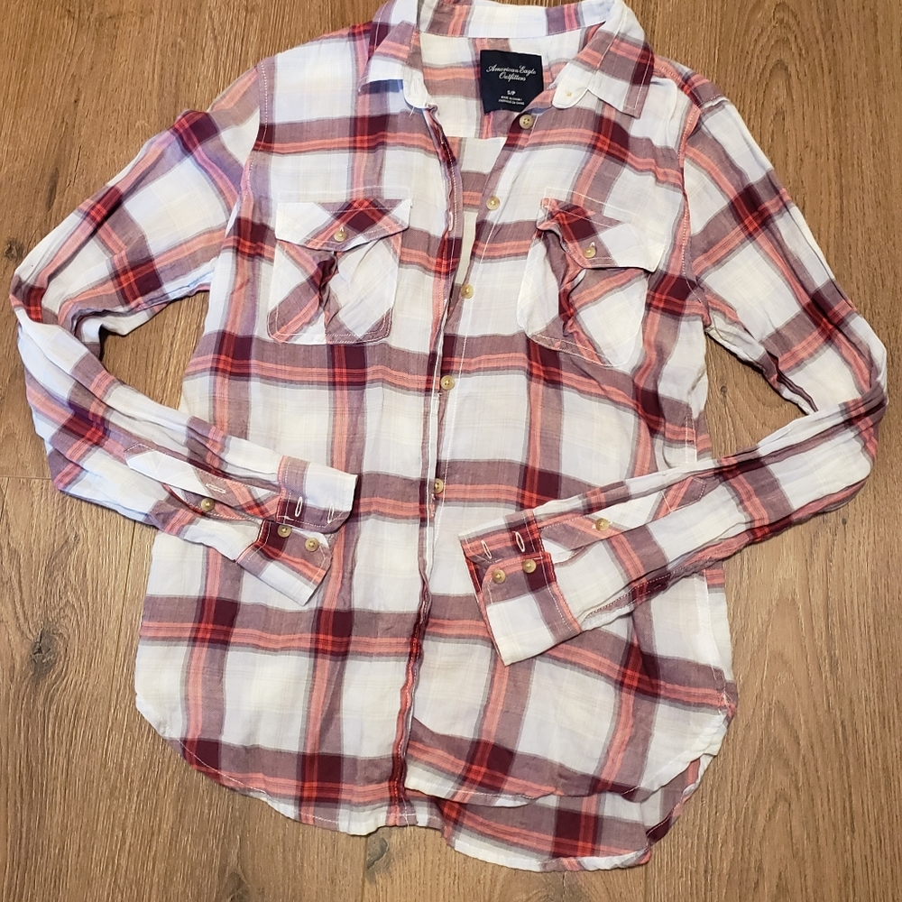 Red & Maroon Women's Flannel